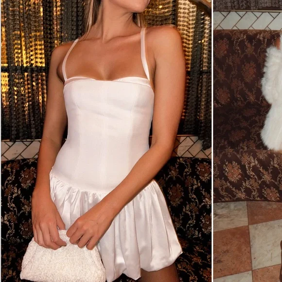 Show Me Your MuMu White Mini Dress - Picture 2 of 5